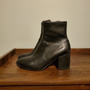 Blondo Leather Block Heel